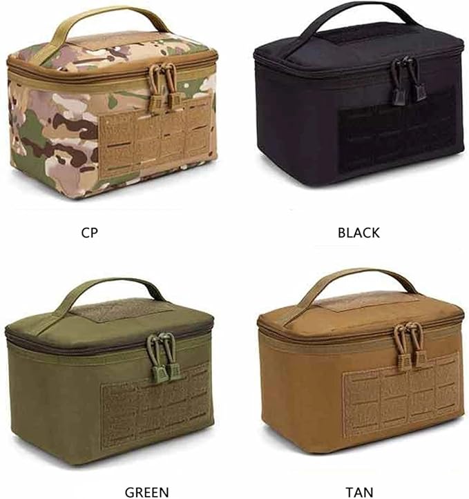 Outdoor Camouflage Tactical Bullet Storage Bag Molle Magazine Bag Hunting Handbag Hiking Camping Portable Wash Bag