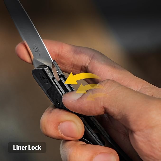 Kizer Mini Momo EDC Pocket Knife 3.2” Nitro V Blade Pocket Folding Knife with Aluminum+G10 Handle Front Flipper EDC knife with Pocket Clip for Men Women Camping Hunting Survival Knives V3663M1