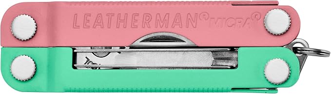 LEATHERMAN Micra Keychain Multi-tool with Grooming Tools Mini Pocketknife for Everyday Carry (EDC) Hobbies &amp Outdoors Built in the USA Bayside