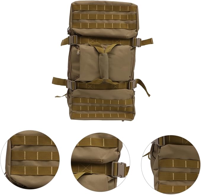 KOMBIUDA Expandable Travel Backpack Multi-functional Shoulder Handbag Hiking Backpack Suitcase Large Capacity Outdoor Game Bag