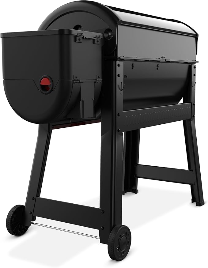 Weber Smoque™ XL 34‑Inch Pellet Smoker Black – Outdoor BBQ Pellet Grill with SmokeBoost™ SmoqueVent™ Airflow System &amp Rapid React™ PID Temperature Control