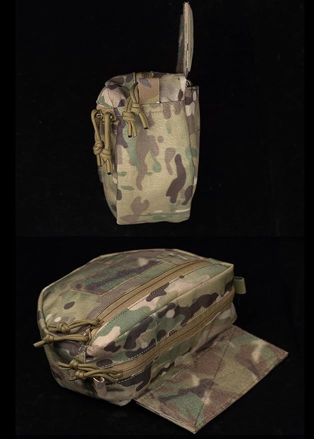 Tactical Sub Pouch Hunting Vest Fanny Pack Belly Bag Airsoft Vest Drop Underbelly Storage
