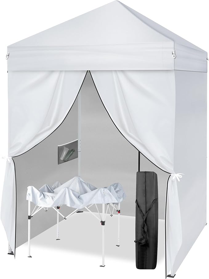 Outvita Pop Up Privacy Tent Instant Privacy Dressing Changing Room Bathroom &amp Toilet Stall 5x5ft Portable Outdoor Shelter for Camping Hiking Fishing Picnic Beach Swimming Pool with Carry Bag