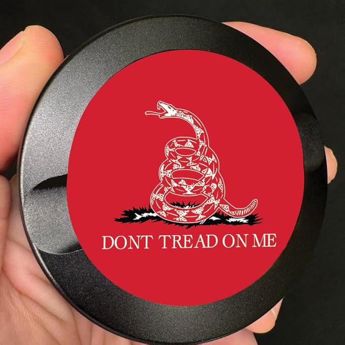 Brotherhood Metal Zyn Container - Flag Holder with Gadsden Flag Design