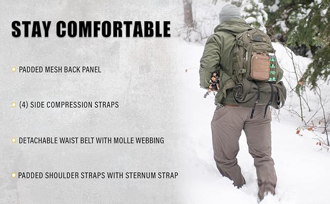 Condor Venture Pack - Tactical Backpack - Military Survival First Responders - Laptop Sleeve