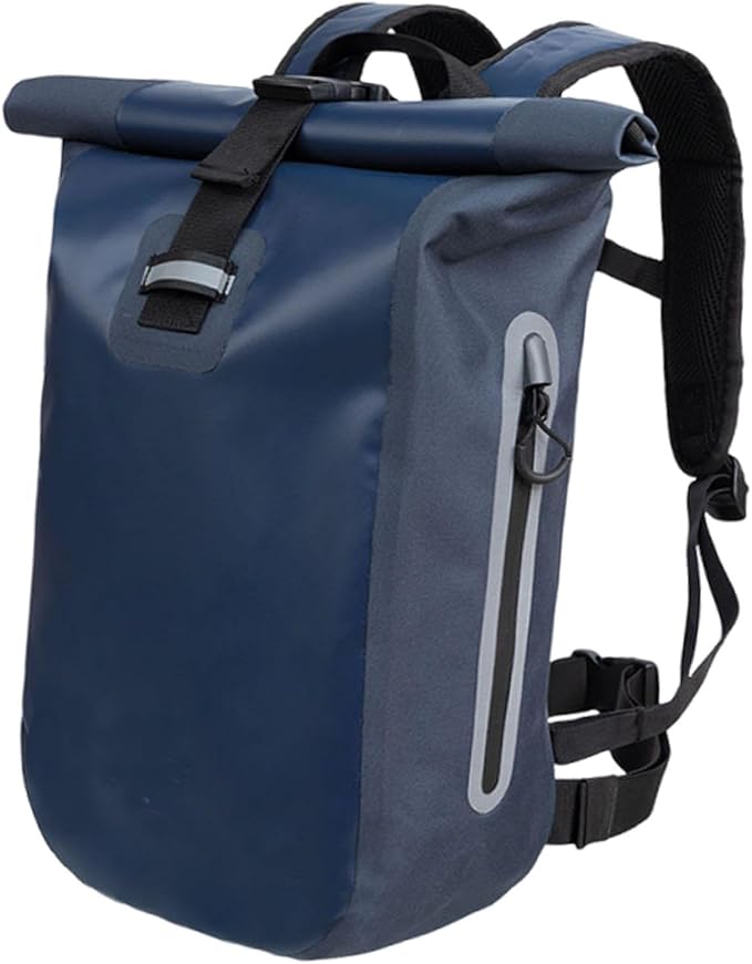 Roll up Top Backpack Waterproof Dry Bag 20 L Pouch Tear Resistant Storage Bag for Kayak Rafting Fishing Ski Sailing