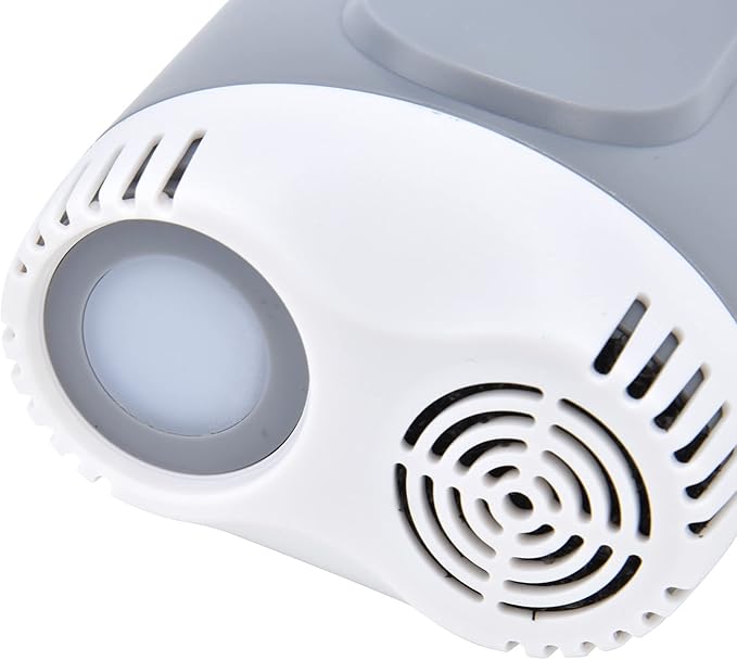 Portable Outdoor Shower Camping Pump Handheld Sprayer USB Charging for Hiking Traveling (Grey+White)