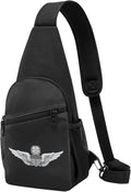 Army Master Aviator Wings Chest Pack Leisure Shoulder Crossbody Chest Bag