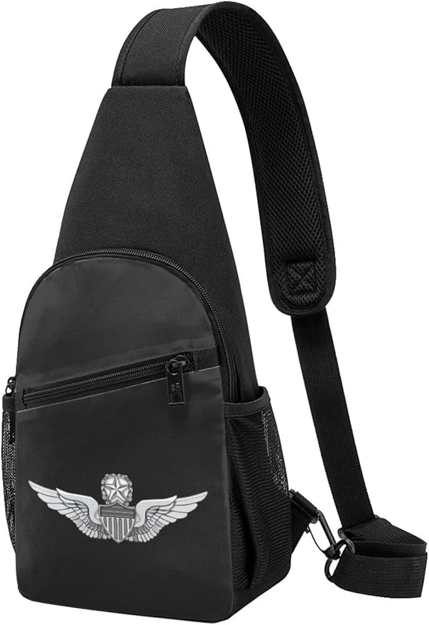 Army Master Aviator Wings Chest Pack Leisure Shoulder Crossbody Chest Bag