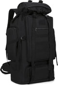 100L Tactical Military Backpack for Men - Waterproof Hiking &amp Hunting Pack with MOLLE System Adjustable Suspension Survival Gear Compartment - Outdoor Camping Trekking Travel Backpack