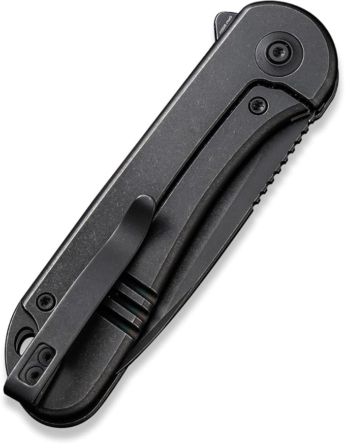 WE Knife Elementum 18062X-3 Black 20CV Stainless Steel and Black Titanium Pocket Knives WE18062X-3