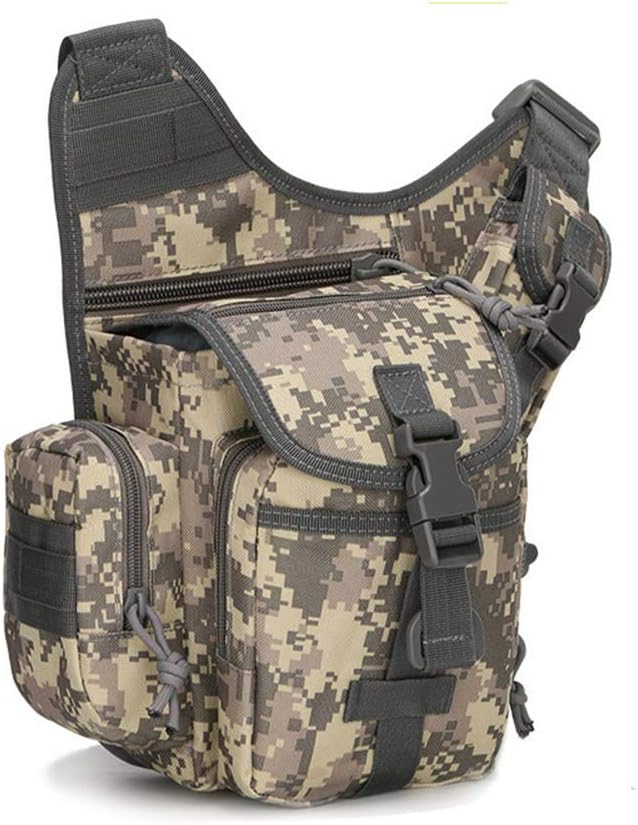 Outdoor Sports Hiking Sling Bag Shoulder Gear Pack Chest Range Bag Molle Camouflage Tactical Versipack
