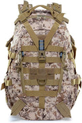 Outdoor Sports Pack Hiking Bag Tactical Rucksack Camo Knapsack Combat Camouflage Tactical 25L Molle Backpack