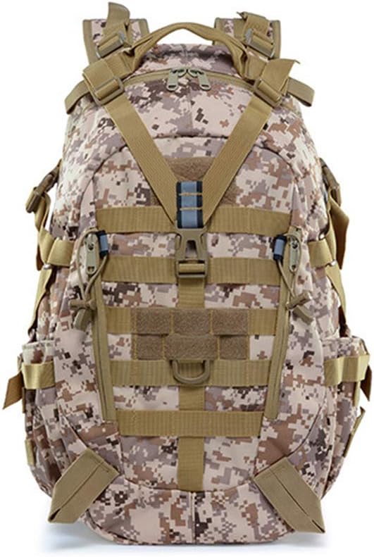 Outdoor Sports Pack Hiking Bag Tactical Rucksack Camo Knapsack Combat Camouflage Tactical 25L Molle Backpack