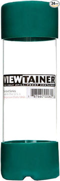 Viewtainer 2 in. L x 2 in. W x 6 in. H Slit Top Container Plastic Green