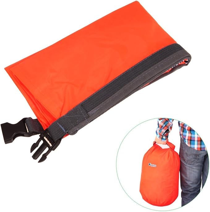 Urparcel Durable 40L Waterproof Rainproof Dry Bag for Canoe Floating Boating Kayaking Camping Hiking Orange
