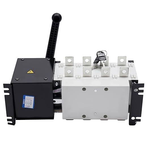 Automatic Transfer Switch 4-Poles AC 110V 220V Dual Power Generator Changeover Switch 4P/250A