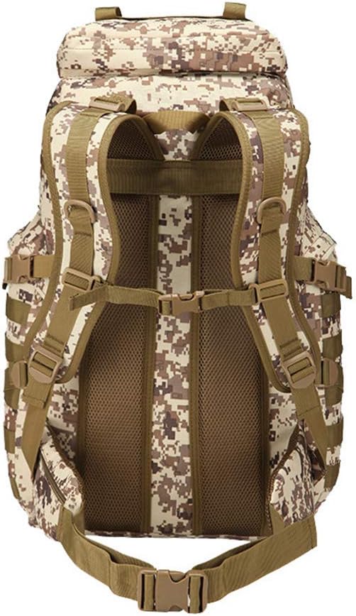 Outdoor Sports Pack Hiking Bag Tactical Rucksack Camo Knapsack Combat Camouflage Tactical Molle 50L Backpack - DD