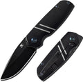 KANSEPT Turaco Pocket Folding Knives for Men EDC Camping Folding Knife 2.85'' CPM-S35VN Material Pocket Folding Knife with Bronze Anodized Titanium Handle Everyday Carry K2049A2
