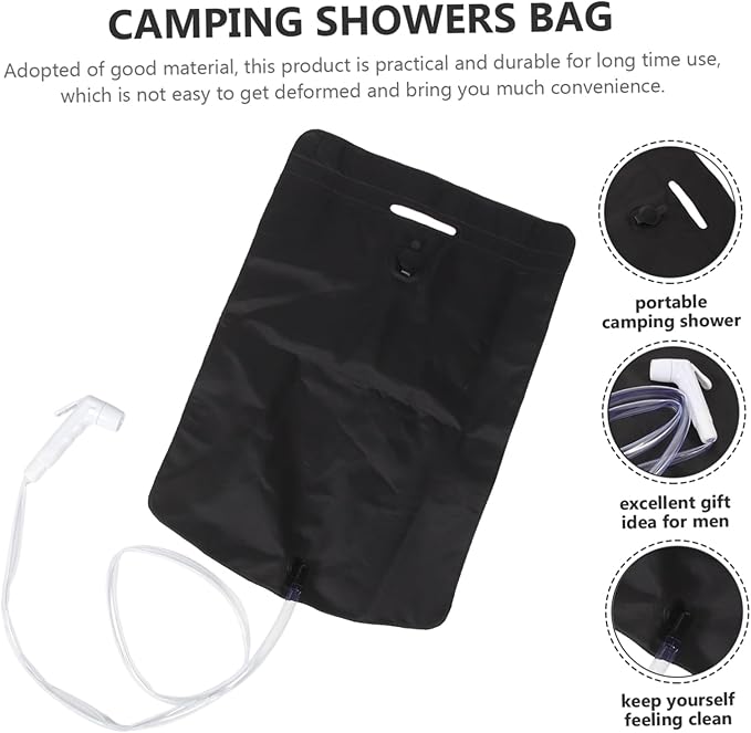 1set Portable Camping Shower Bag Outdoor Shower Kit for Hiking Backpacking and Camping Lightweight Compact Design for and Wear-Resistant Outdoor Supplies