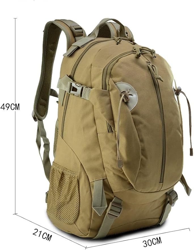 Tactical Backpack Military Molle Hiking 20-35L camouflage tactical hiking mountaineering sports outdoor jungle digital color