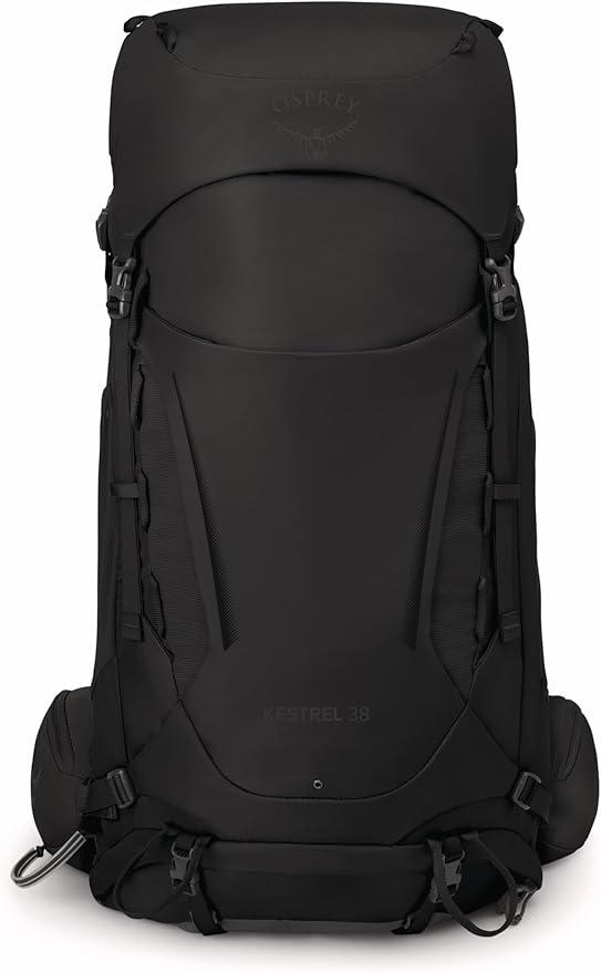 Osprey Kestrel 38L Men's Backpacking Backpack Black L/XL