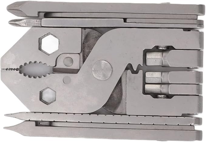 Pocket Multitool 420 Cast Steel Pocket Pliers Convenient Folding Mini Multitool Pliers for Heavy Duty Use