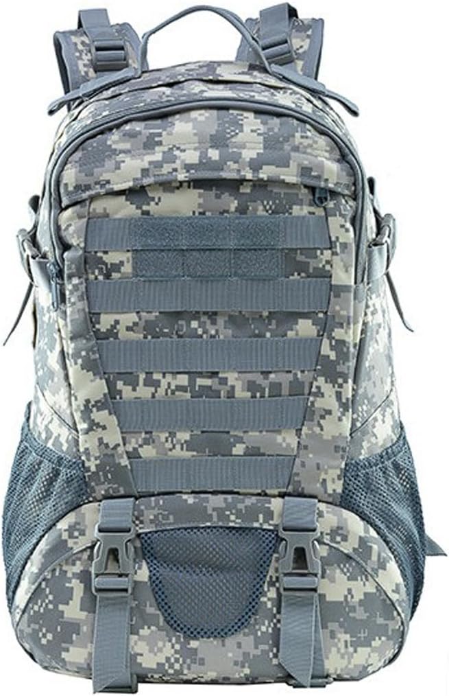Military Tactical Backpack for Men Hiking Day Pack Molle Military Rucksack Waterproof EDC Bag (ACU)