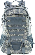 Military Tactical Backpack for Men Hiking Day Pack Molle Military Rucksack Waterproof EDC Bag (ACU)