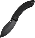 Petrified fish PFB06 Zonda Folding Knife3.74 14C28N Steel Black Stonewashed Blade G10 Handle Folding knife for EDC Camping Outdoor (Black Black Stonewashed)