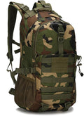 Tactical Backpack for Men Hiking Day Pack Molle Military Rucksack Waterproof Assault Pack Bag for Hunting Camping Trekking (Jungle Camouflage)