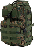 Genérico Tactical Assault Pack Sling Backpacks Waterproof Rucksack BagCompatible for Outdoor Hiking Travelling(Camogreen(Style B))