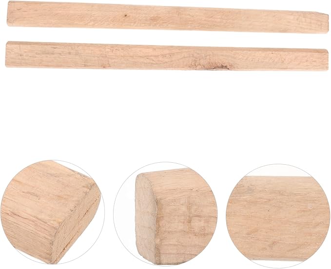 NUOBESTY 2pcs Replacement Axe Handle for Camping Wooden Hatchet Handle Installation Supplies