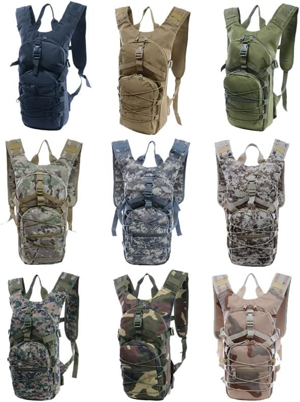YABOO Tactical Combat Camouflage Bag Outdoor Sports Pack Hiking Rucksack Knapsack 20L Backpack