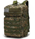 45L Military Tactical Backpacks Molle Army Assault Pack 3 Day Bug Out Bag Hiking Treeking Rucksack (Jungle Digital)