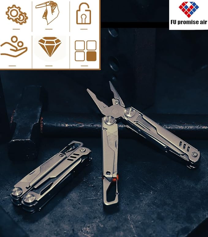 Multi-Purpose Pocket Knife Pliers Kit Durable Stainless Steel Multi-Plier Multi-Tool for Survival Camping Hunting