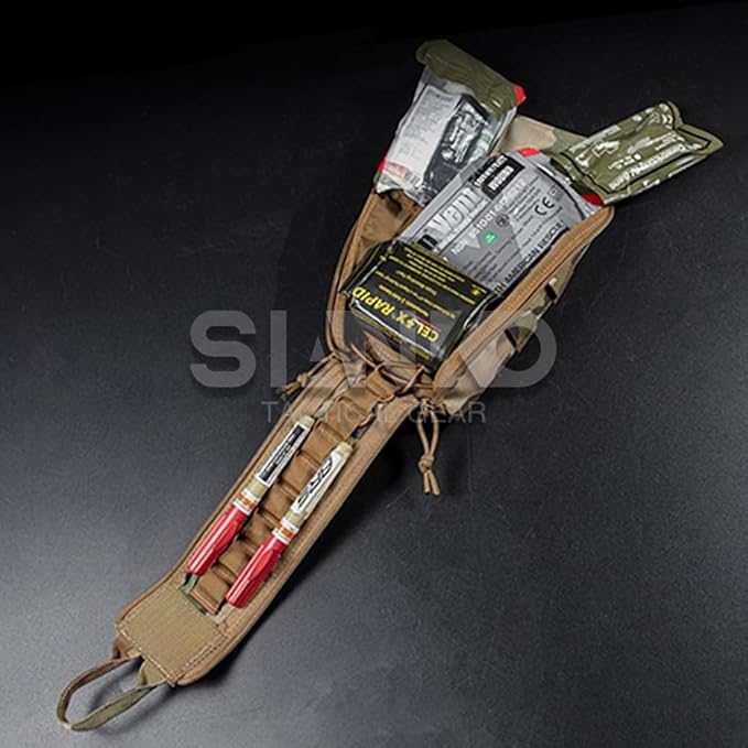 Quick Release Tactical MOLLE IFAK PouchMedical Emergency Airsoft First Aid Kits/EMT BagFor Outdoor Sport Hunting Airsoft