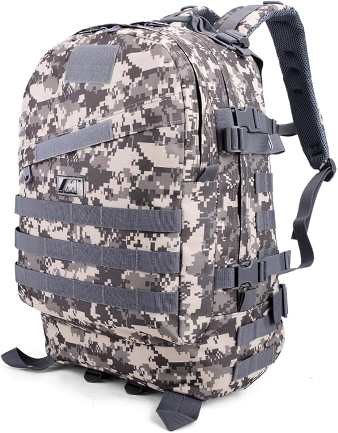 Tactical Military Assault 40L Travel Backpack Army 3-Day Assault Pack for Camping Hunting Trekking Outdoor Survival Range Molle Bag with Multi-Compartment Storage Army Combat
