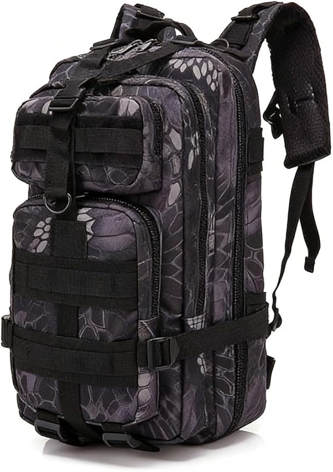 LINGYUE Waterproof Tactical Bagpack 25L Outdoor Hiking Backpack For Outdoor Camping Hunting Travel Trekking(K)