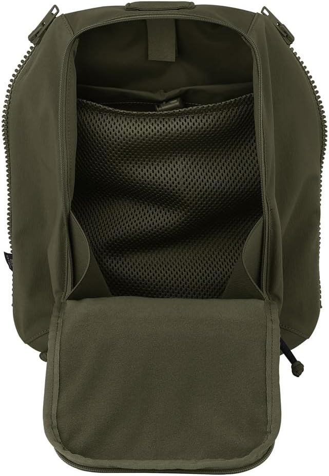 KRYDEX Tactical Zip-on Back Panel for Scarab Vest MOLLE Helmet Backpack with Hydration Bladder Holder (RG)