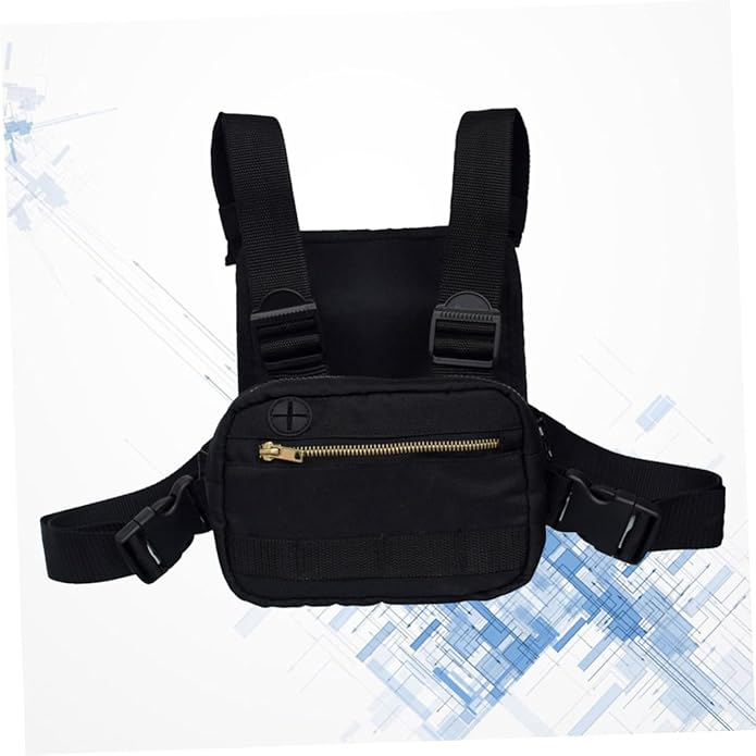 Fashion Chest Pack Versatile Vest Bag for Outdoor Activities Lightweight Front Pouch for Hiking Camping and Travel for Storing Phones Tools and More