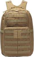 Expandable Waterproof Outdoor Backpack – Unisex Large-Capacity Bag For Mountaineering &amp Camping(Khaki)
