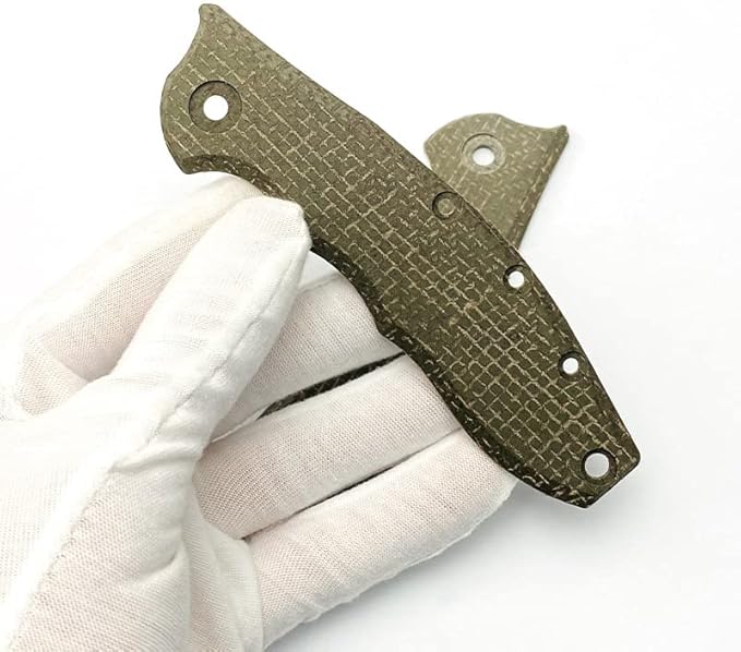 1 Piece Micarta Scales Replacement Fits for Zero Tolerance 0562CF Custom Handle Patch DIY Making Accessory