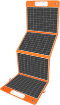 Flashfish 100W 18v Foldable Solar Panel High-Efficiency Solar Charger with Dc Output &amp 65W USB.C QC3.0 Port for Portable Power Station Camping Travel &amp Outdoor