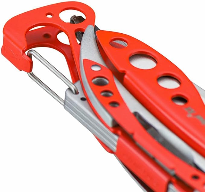 LEATHERMAN Skeletool RX Multitool with Serrated Knife and Glass Breaker Red