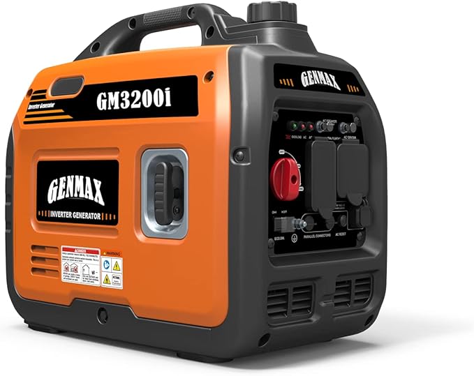 GENMAX GeneratorEPA Compliant Eco-Mode Feature Ultra Lightweight for Backup Home Use &amp Camping