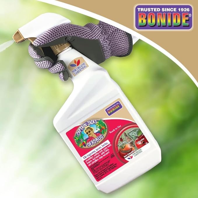 Bonide Captain Jack's Deadbug Brew Ready-to-Use Spray 32 oz Outdoor Insecticide and Mite Killer for Organic Gardening (Pack of 2)