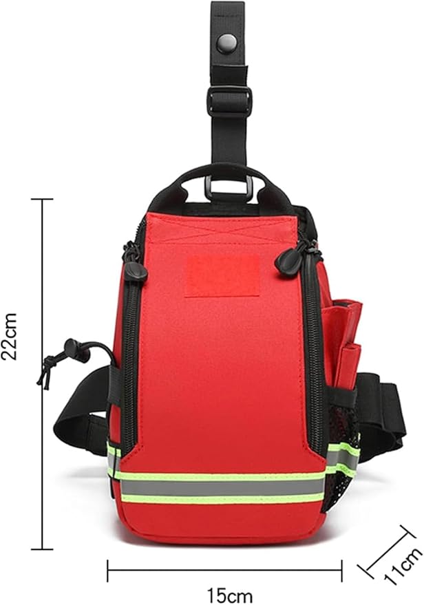 First Aid Bags Empty First Aid Fanny Pack Bag Lifeguard Hip Pack Portable First Responder Trauma Bag(A02)