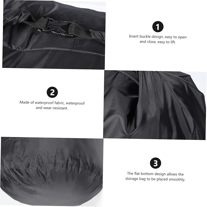 INOOMP 3pcs Practical Dry Bag Scuba Diving Backpack for Swimming Boating Rafting and Beach Activities Lightweight Floating Pouch for Outdoor Use