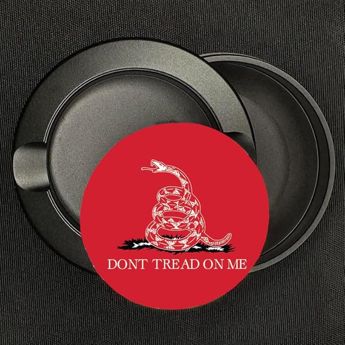 Brotherhood Metal Zyn Container - Flag Holder with Gadsden Flag Design